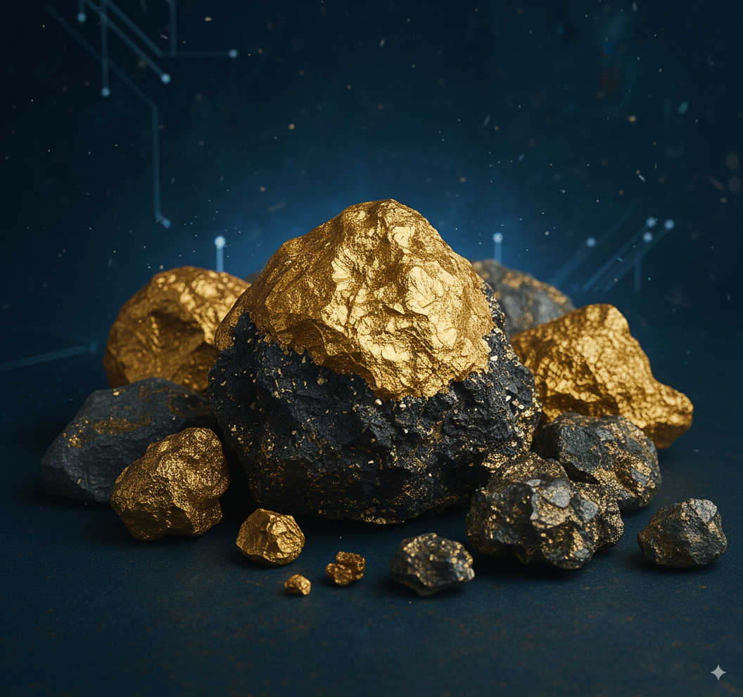 Edelmetalle - Gold Nuggets